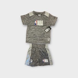 NBA Gray Space Dye Top & Bottom Matching Set